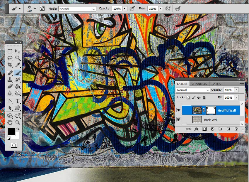 How to Create a Graffiti Effect in Adobe iDevie