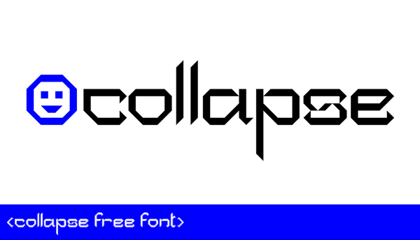 Collapse Free Font