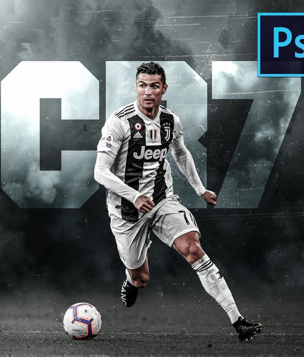 How to Make Professional Football Poster in Photoshop Tutorial