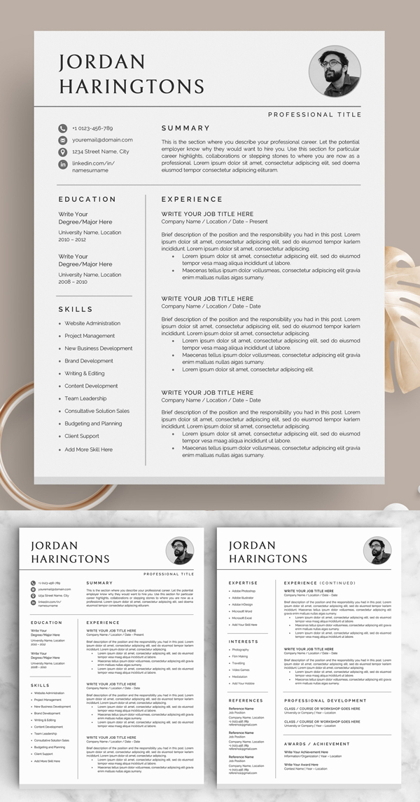 Resume/CV - The Jordan