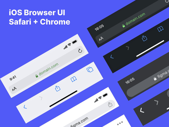 iOS Safari & Chrome browsers UI