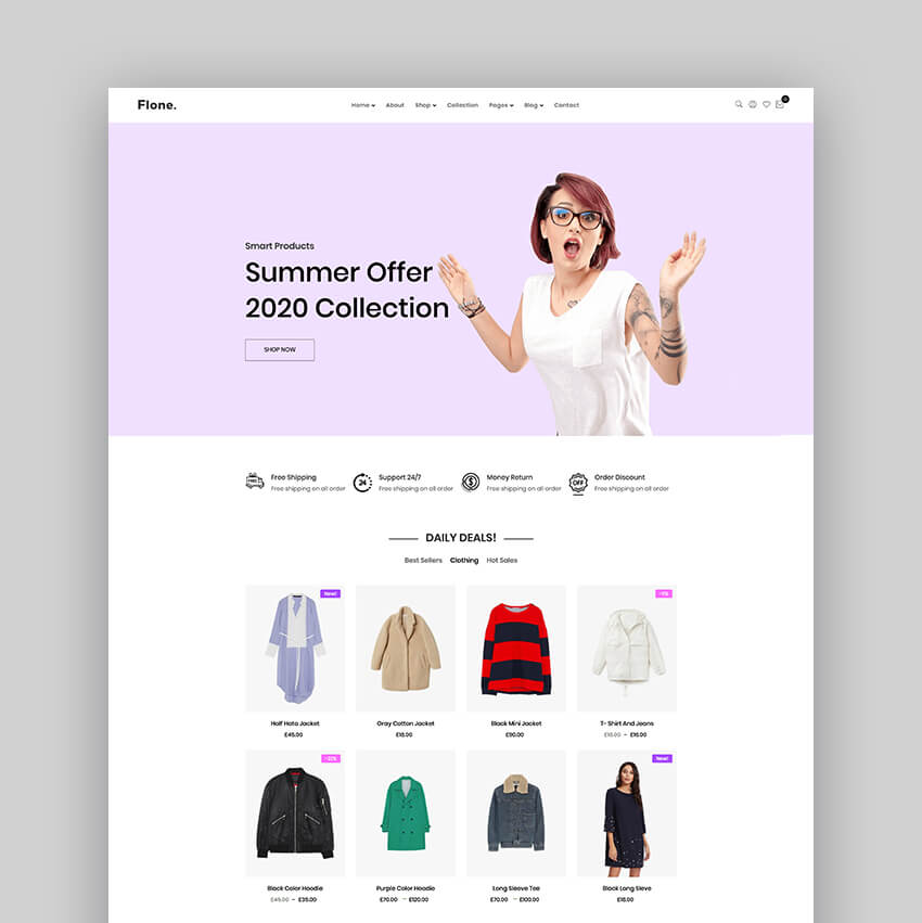  Flone - Minimal WooCommerce Theme