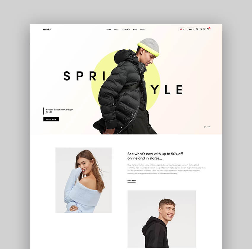 Nexio - Fashion WooCommerce Theme