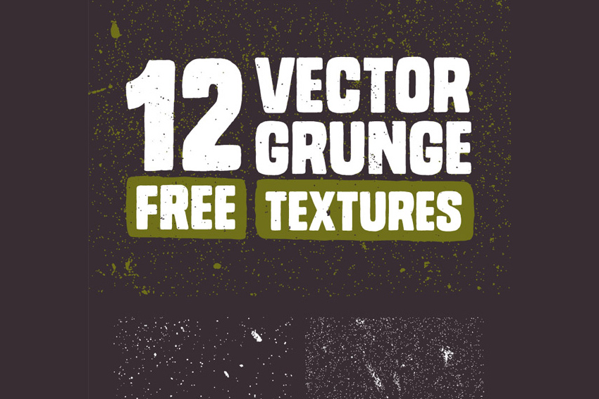 12 Free Vector Grunge Textures