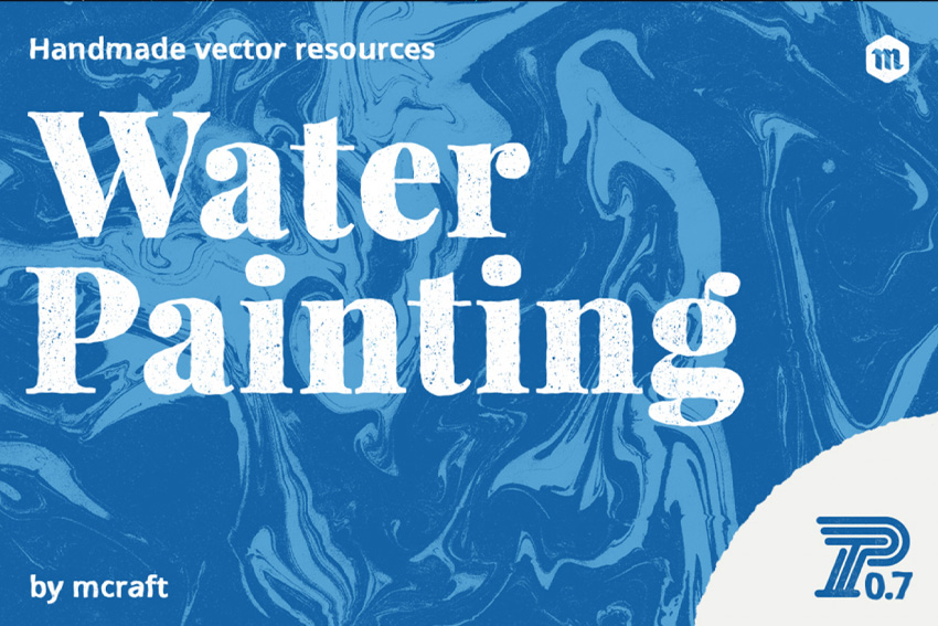 Water Painting Texture Background