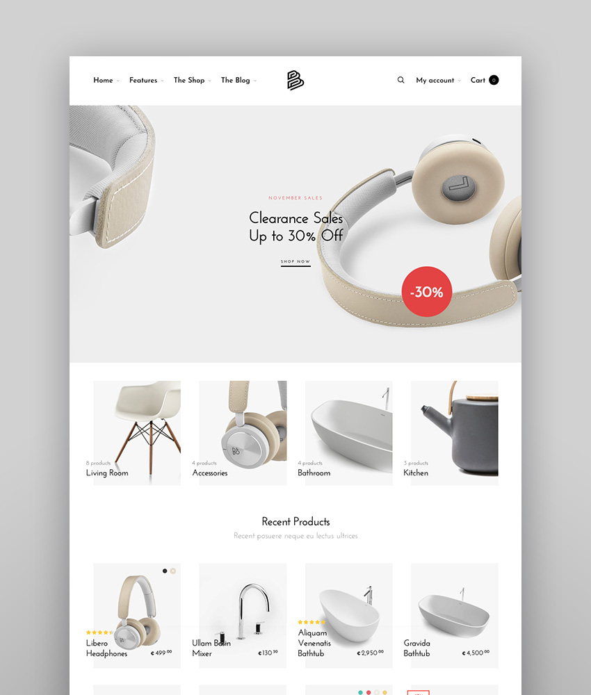 Barberry - Modern WooCommerce Theme