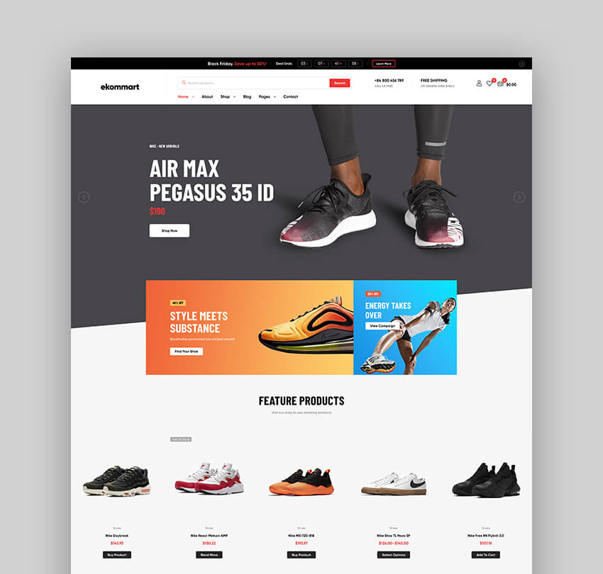 Ekommart - All In One WordPress WooCommerce Theme