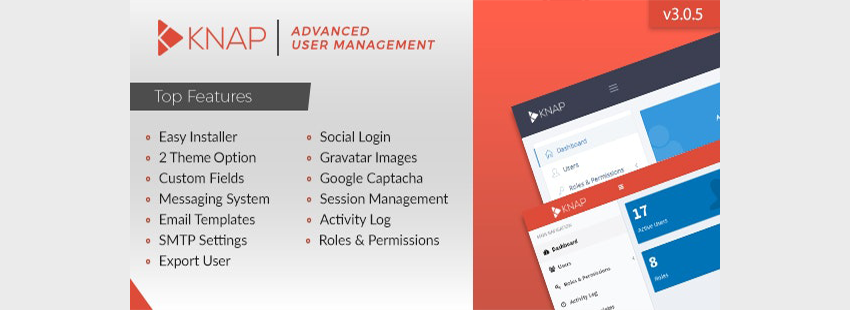 Knap - Advanced PHP Login and User Management