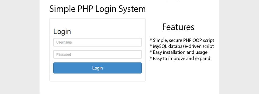 Simple PHP Login System