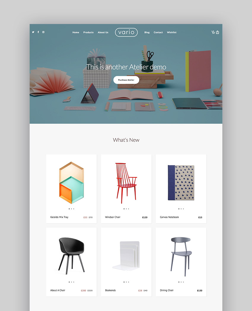 Atelier - Creative Multi-Purpose eCommerce Theme