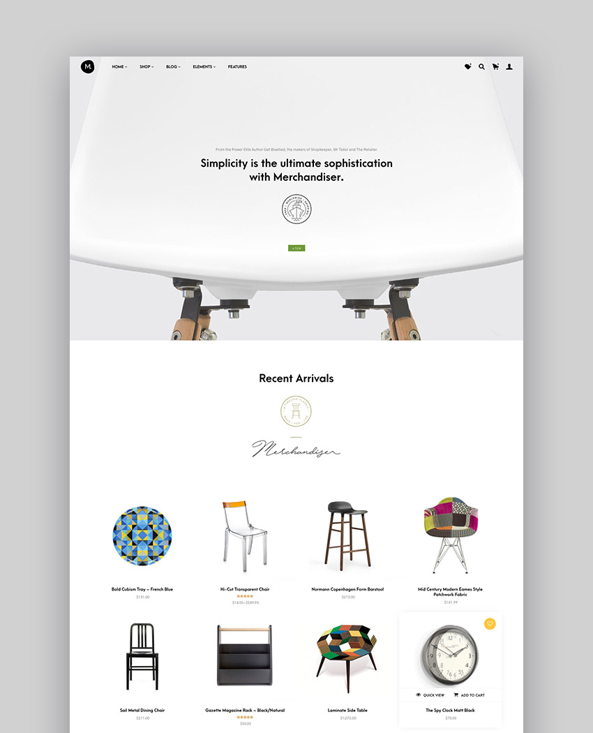 Merchandiser - eCommerce Theme for WooCommerce