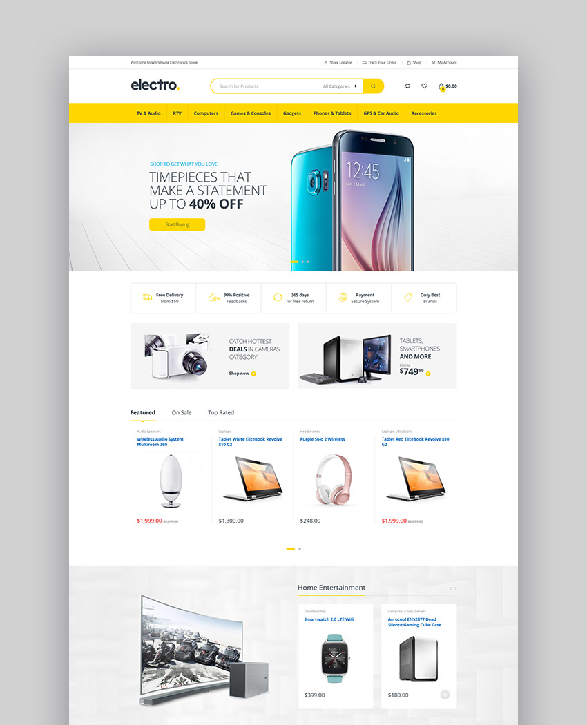 Electro Electronics Store WooCommerce Theme