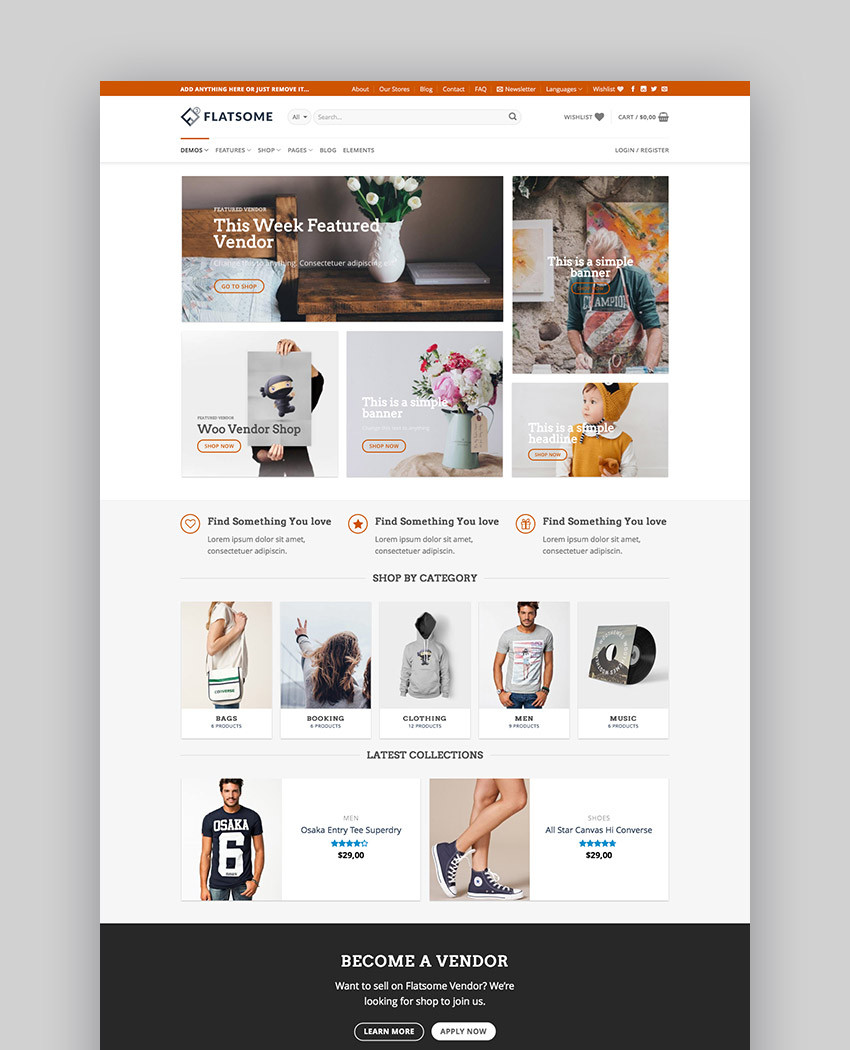 Flatsome  Multi-Purpose Responsive WooCommerce Theme