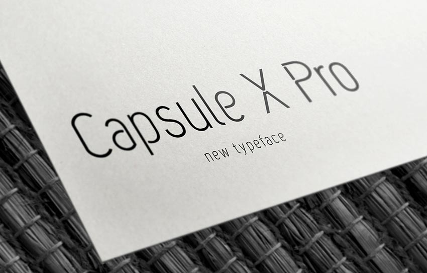 Capsule X Pro Font - Regular 