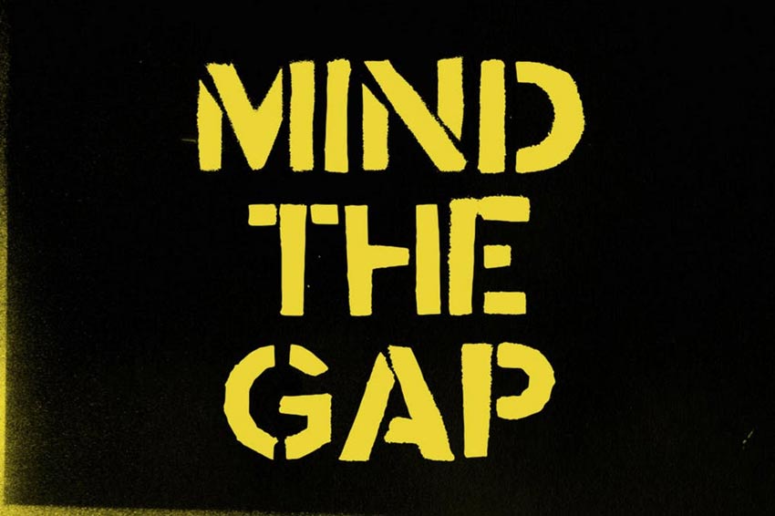 Mind the Gap Typeface