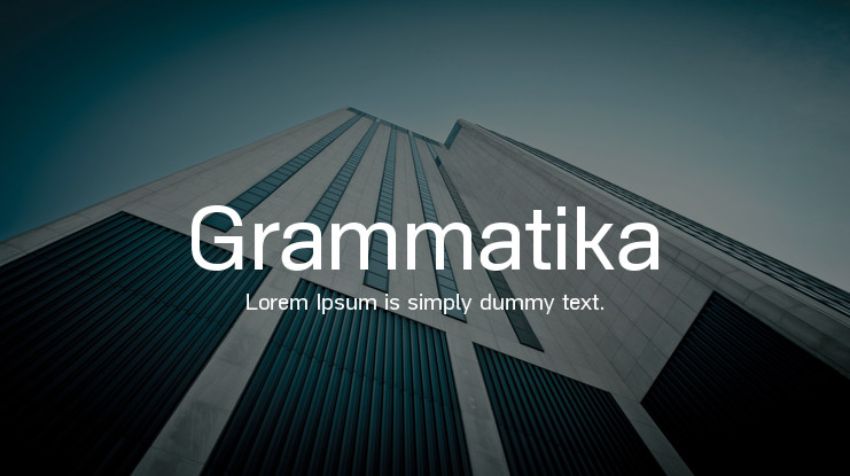 as grammatika - a font similar to helvetica