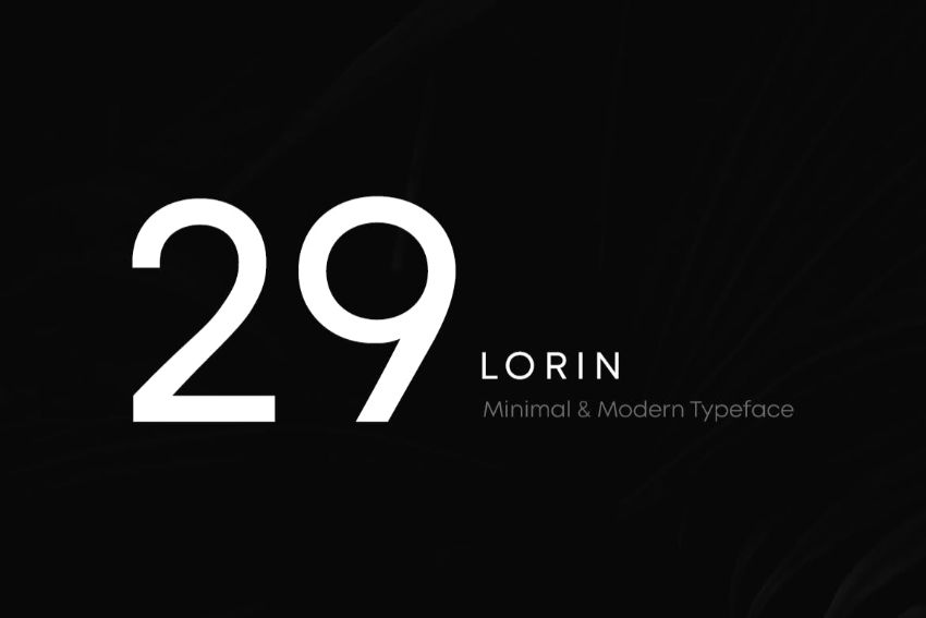 lorin - a font similar to helvetica
