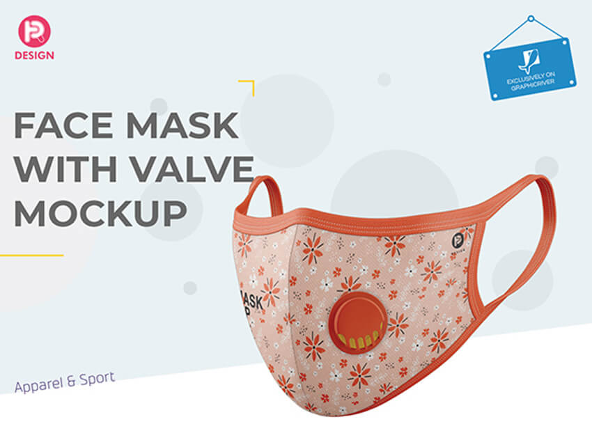 Medical Face Mask Mockup