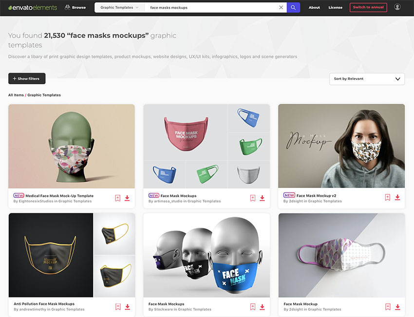 Download 20 Best Face Mask Mockups Psd Mockup Generator Idevie