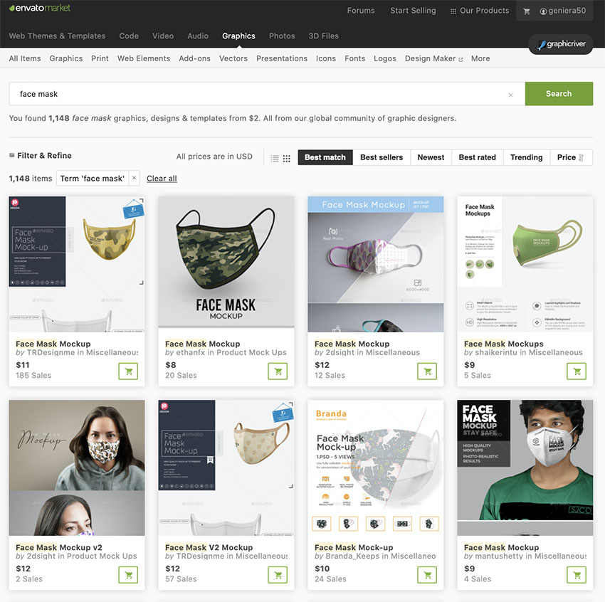 Download 20 Best Face Mask Mockups Psd Mockup Generator Idevie PSD Mockup Templates