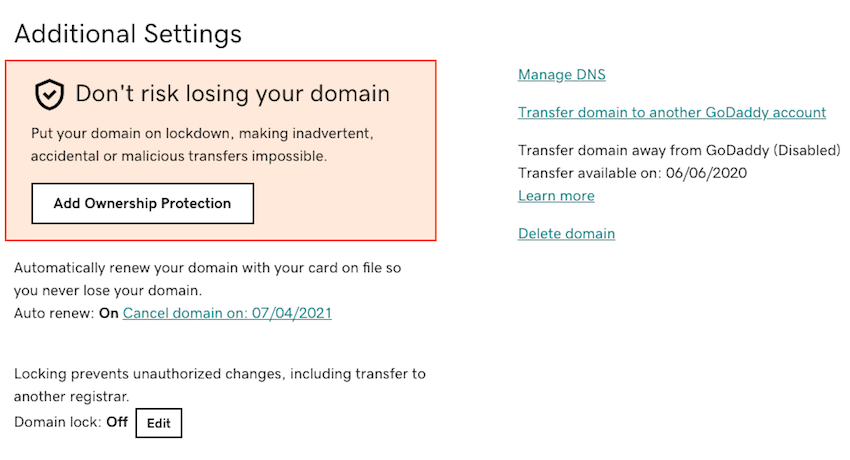 Youll typically be able to edit your providers DNS settings in the Manage DNS menu 