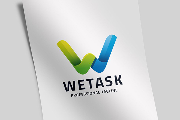 We Task - Letter W Logo