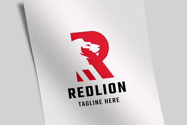 Red Lion Letter R v.2 Logo