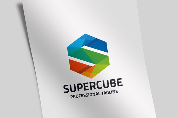 Super Cube Letter S Logo