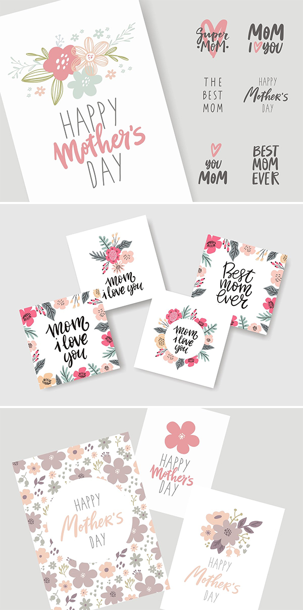 Creative Mother's Day Card Lettering