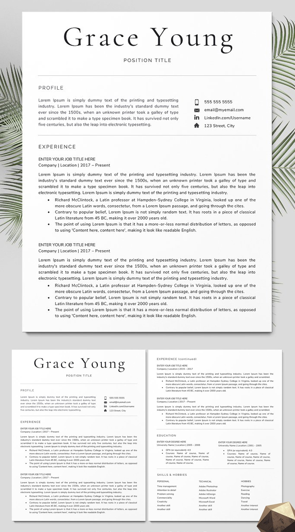 Resume Template / CV Design