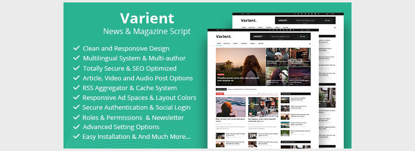 Varient - News  Magazine Script