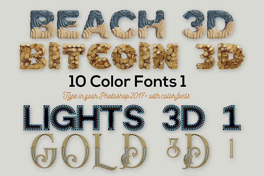 10 Opentype SVG Color Fonts
