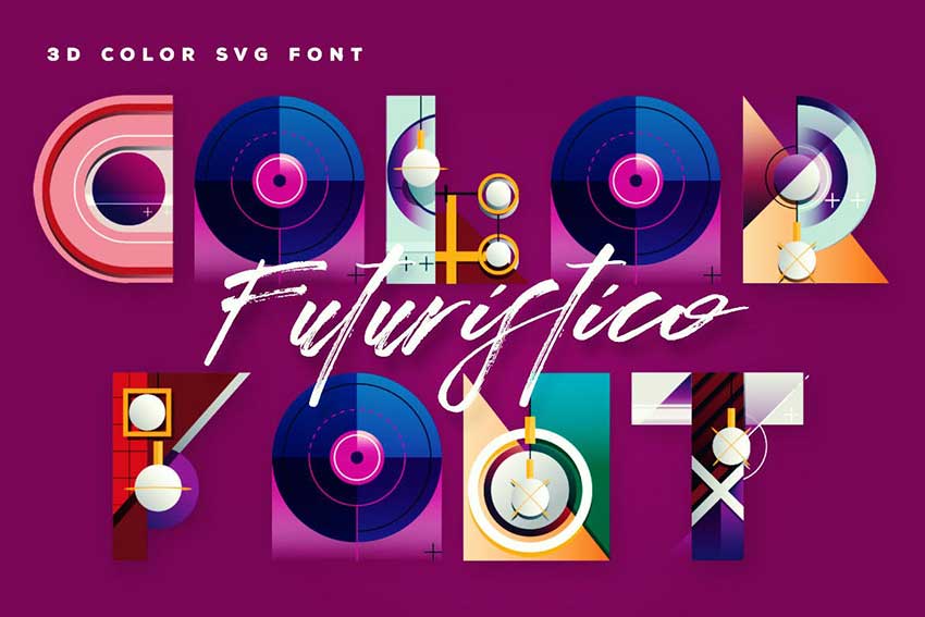 Futuristico SVG Color Font