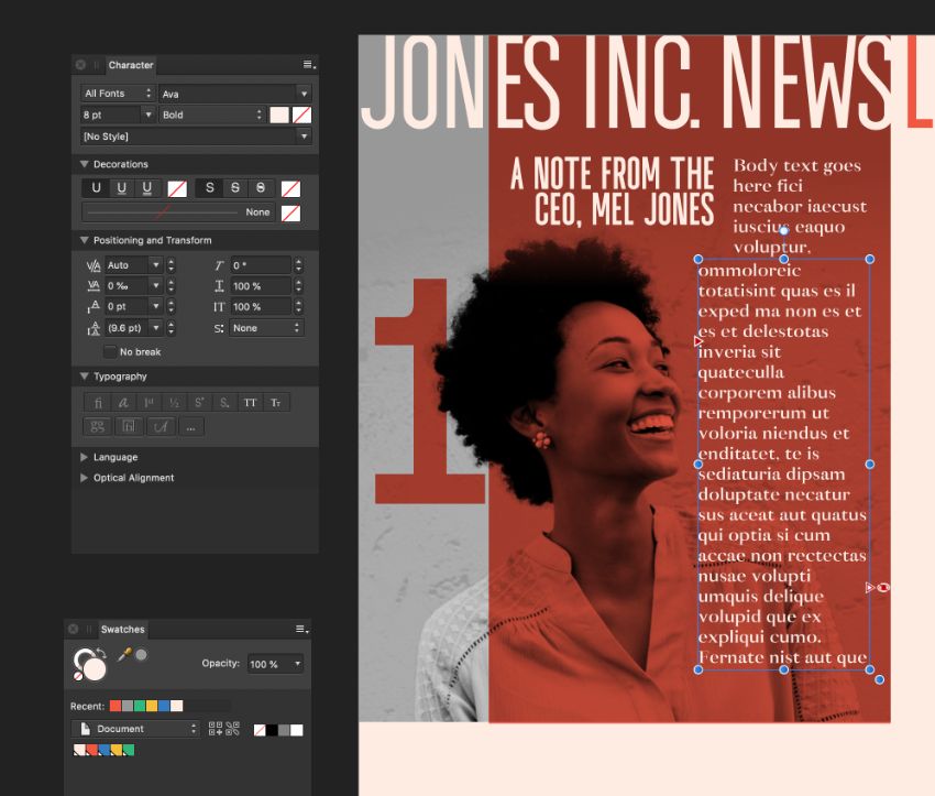 affinity publisher newsletter templates