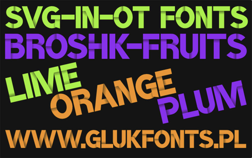 BroshK-Fruits Font