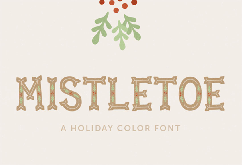 Mistletoe Font