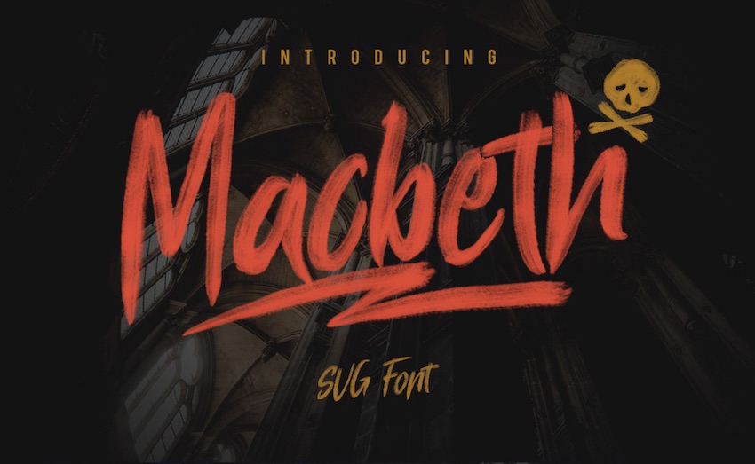 Macbeth Free SVG Font