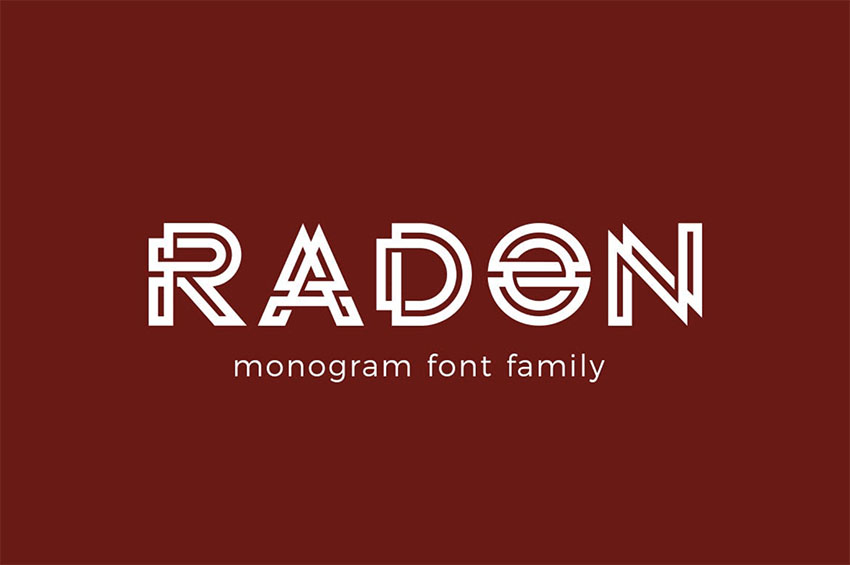 RADON Monogram Font