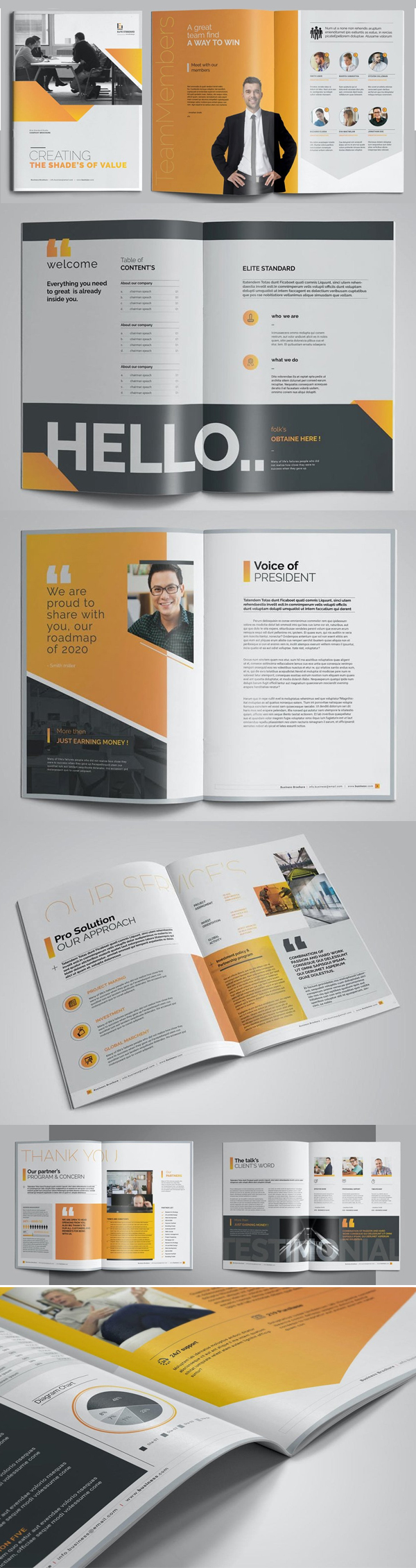 Business Brochure Design Template