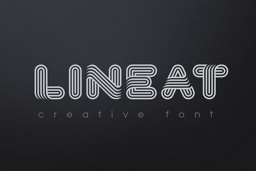 Lineat Creative Decorative Font