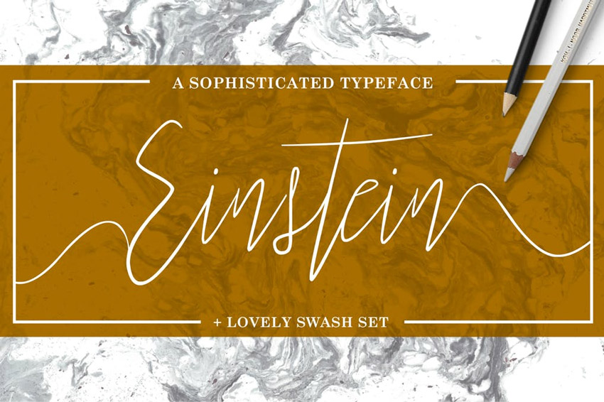 Einstein Calligraphy Font Style