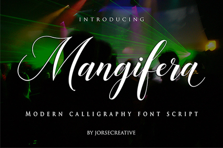 Mangifera Font Script