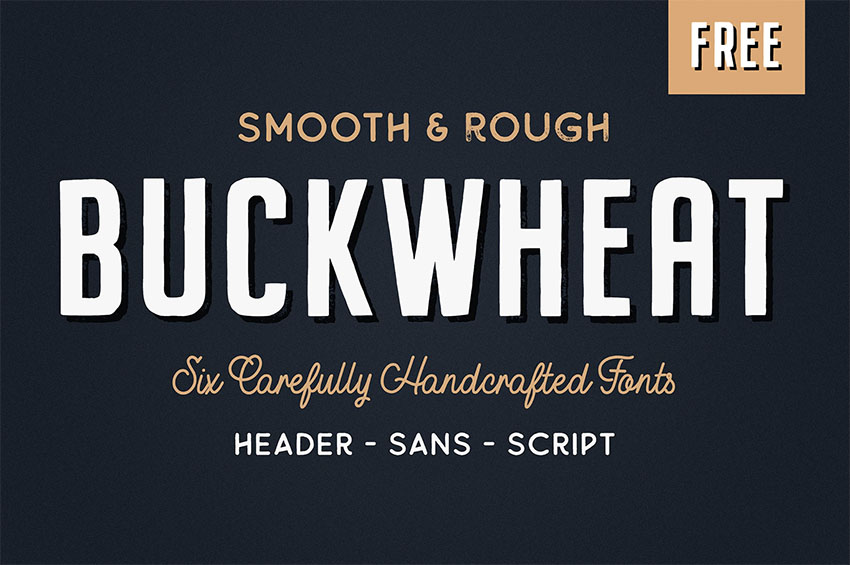 Buckwhat vintage script font