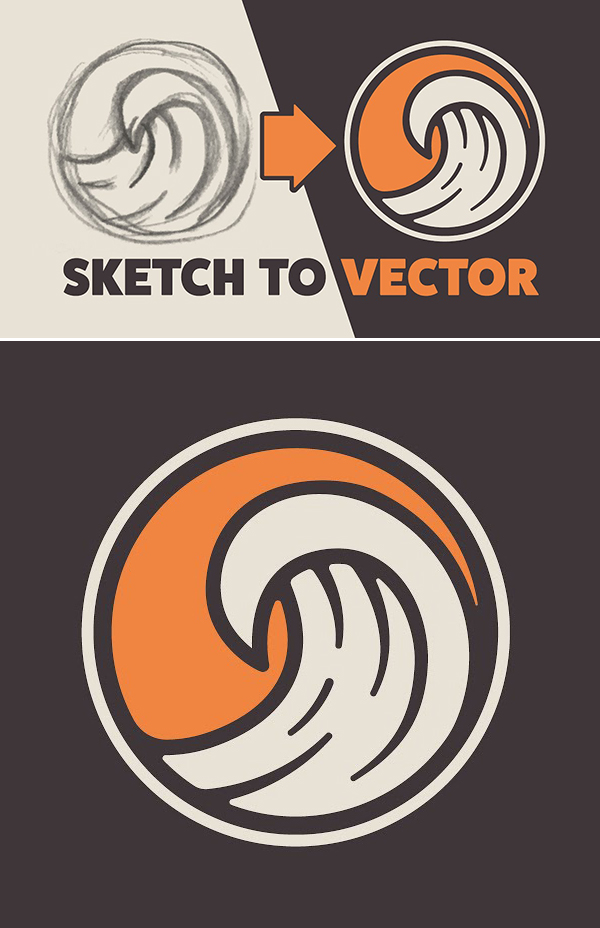 Illustrator Tutorial: Create a Vector Logo from a Rough Sketch