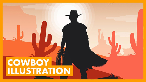 How to Create a Western Cowboy Illustration in Adobe Illustrator