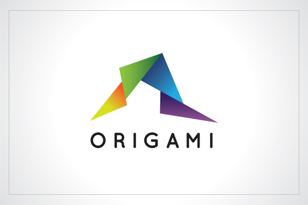 Origami Paper Logo Template by Heavtryq