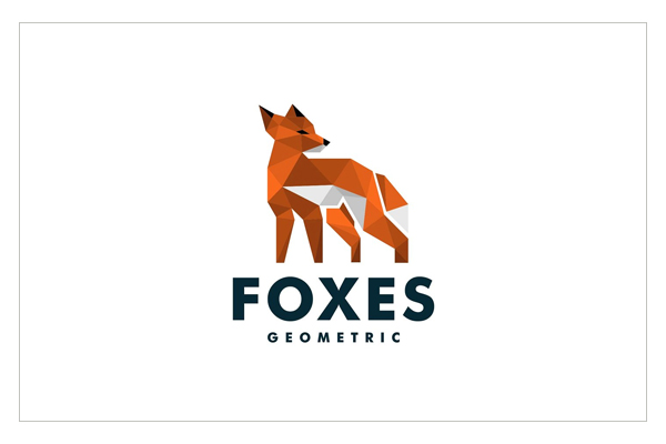 Fox Origami Logo Design