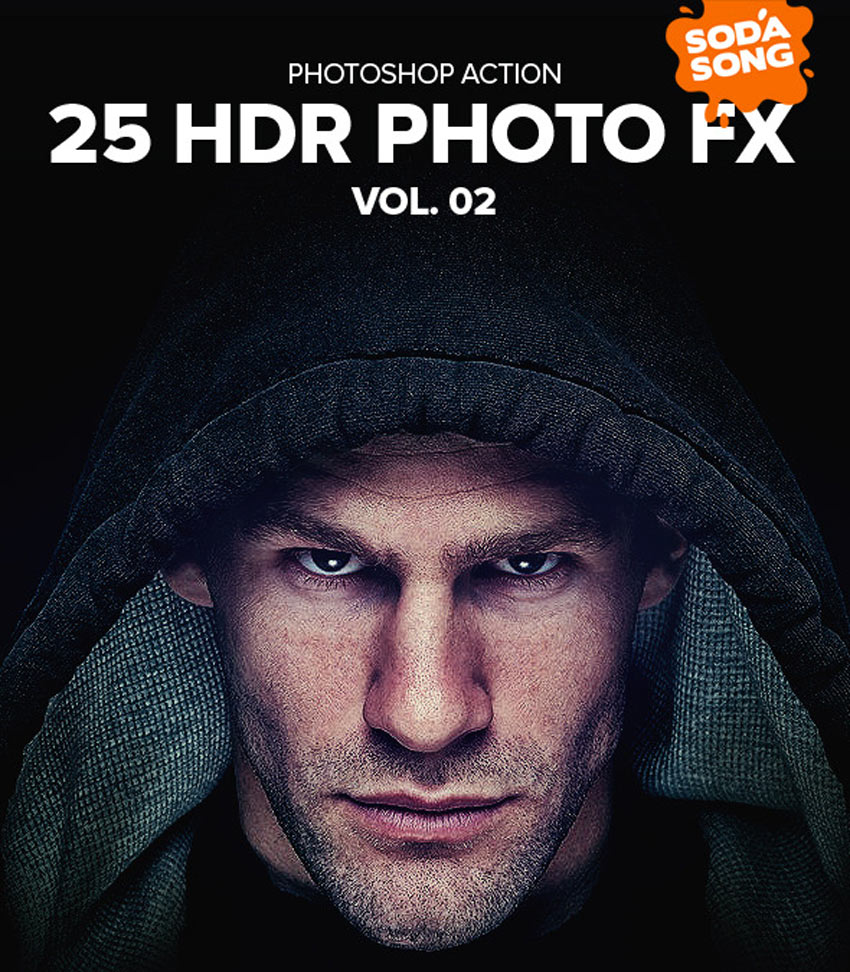 25 HDR Photo FX V2 - Photoshop Action