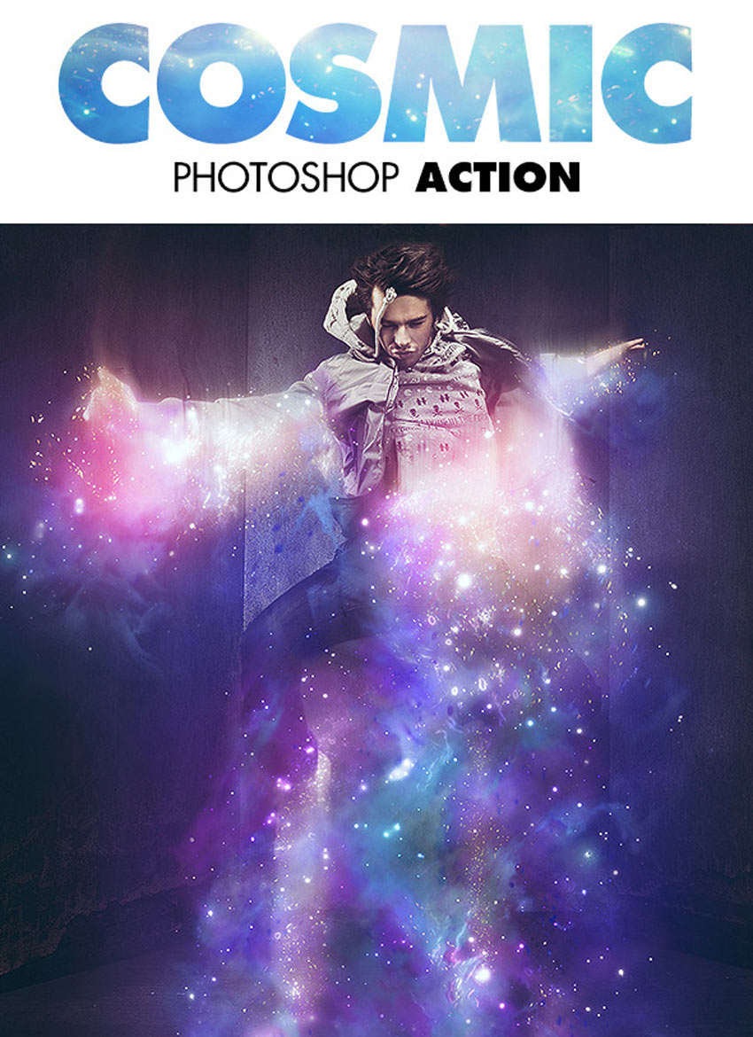 Cosmic Photoshop Action 
