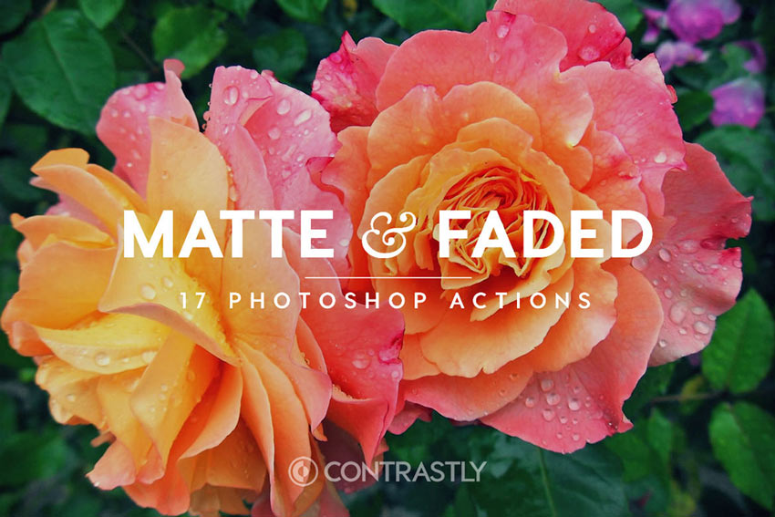 Matte  Faded Photoshop Actions